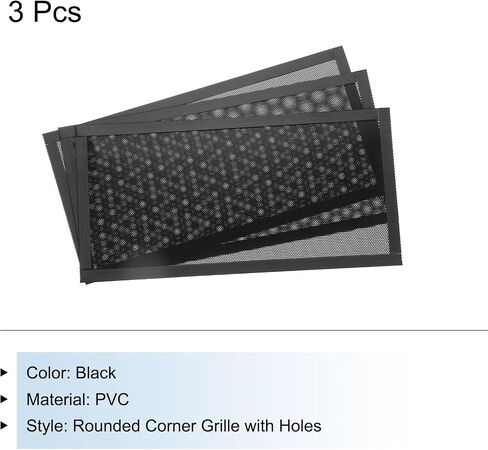 MECCANIXITY 5PCS PC Dust Filter, 120mmx120mm PVC Computer Case Cooler Dustproof Mesh Cover Fan Grills for Computer Chassis Speaker, White in Saudi Arabia
