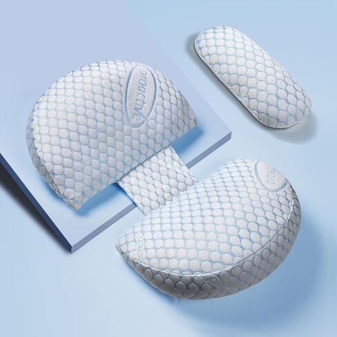 Pregnancy Pillow for Sleeping,Soft Pillows for Pregnancy Side Sleeper,Maternity Pillow,Small Body Pillow Support for Back,Belly,HIPS,Legs with Detachable and Adjustable Pillow Cover in Saudi Arabia