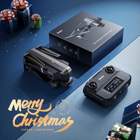 Ruko F11GIM2 Drones with Gimbal+EIS 4K Camera for Adults, 96 Min Long Flight Time 9800ft Long Range FPV, Auto Return Home with GPS, Foldable Quadcopter, FAA Remote ID Compliant in Saudi Arabia
