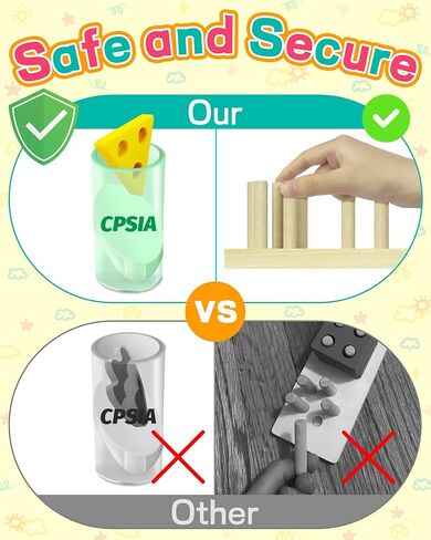 Montessori Toys for 1 2 3 Year Old Boys Girls Toddlers, Wooden Sensory Toys for Ages 2-4 0-2, 1 2 Year Old Boy Girl Birthday Gifts, Educational Toddler Learning Puzzles Toys in Saudi Arabia