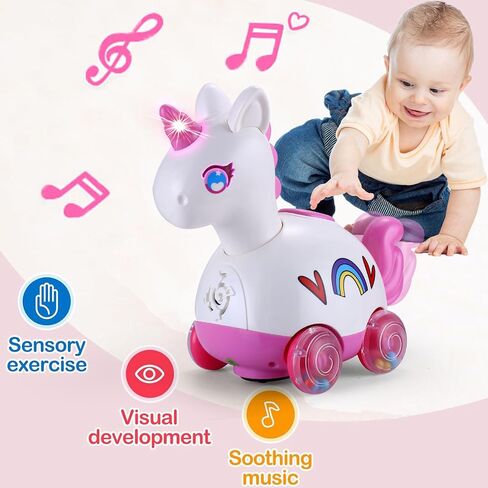Baby Musical Bunny Toy Dancing Crawling Tummy Time Toys, Light Up Infant Toys 0-3-6 6-12 12-18 Months Birthday Gifts for 1 2 Year Old Boys Girls Baby Learning Development Toddler Toys Age 1-2 in Saudi Arabia