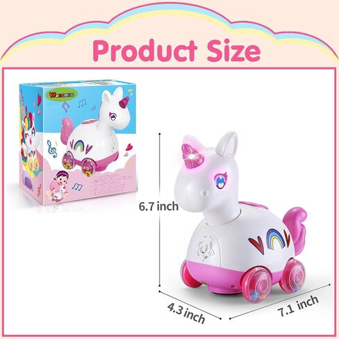 Baby Musical Bunny Toy Dancing Crawling Tummy Time Toys, Light Up Infant Toys 0-3-6 6-12 12-18 Months Birthday Gifts for 1 2 Year Old Boys Girls Baby Learning Development Toddler Toys Age 1-2 in Saudi Arabia