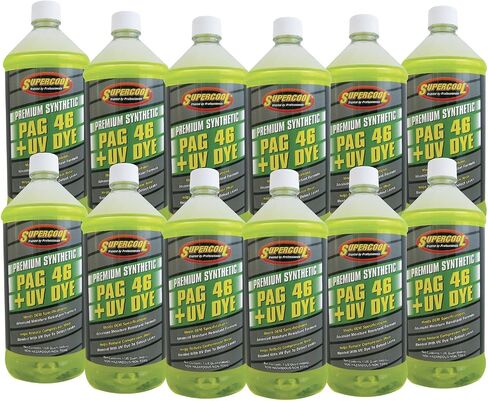 TSI Supercool P46-32D-6CP 46 PAG Viscosity Oil Plus U/V Dye, 32 oz, 6 Pack in Saudi Arabia
