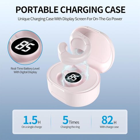 Upgrade Scrolling Ring, Remote Control for TikTok, Bluetooth Ring Scroller with Stand, Bluetooth Camera Remote Compatible with iPhone, iPad, iOS Android Cell Phone-Pink in Saudi Arabia