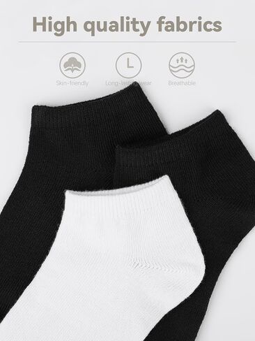 Glooarm 25 Pairs Toddler Socks, Boys Socks Kids Ankle Socks Low Cut Half Cushion Socks for Boys Girls in Saudi Arabia