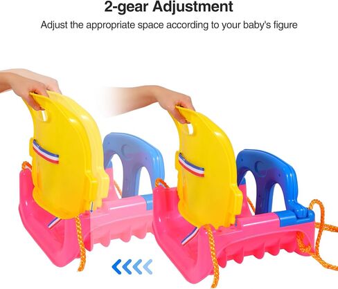 RedSwing Toddler Swing Outdoor,4 in 1 Baby Swing Seat, Anti-Flip Snug and Secure Detachable Infants to Teens Kids Swing Seat for Outdoor Playground, Backyard,Garden,Park,Play Equipment, Large Size in Saudi Arabia