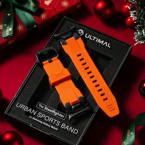 ULTIMAL Watch Band Compatible for Samsung Galaxy Watch Ultra 47mm(2024) Compatible with Samsung Watch Strap Bands for Men Sport Bands for Watch Rugged Premium TPU & Metal in Kuwait