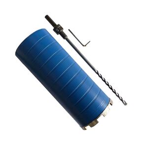 4-1/2" Dry Diamond Core Drill Bits for Brick and Block with 1/2" Shank Pilot Bit Adapter, 9.5" Drilling Depth, 5/8"-11 Arbor
