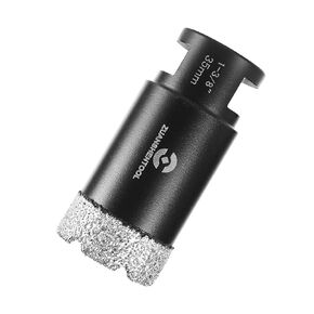 Diamond Core Drill Bits 1/4 Inch (06mm) Tile Hole Saws with 5/8-11 Thread Dry or Wet Drilling for Porcelain Ceramic Tile Granite Concrete Marble Stone Brick Vacuum Brazed Hole Saw