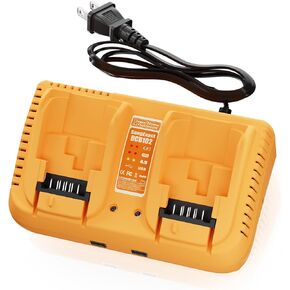 Battery Charger for Dewalt DCB102 Replacement Charger Station Suitable for 12v 20v Max Lithium-Ion Batteries Compatible with Flexvolt 20v/60v Battery 2-Port Charging