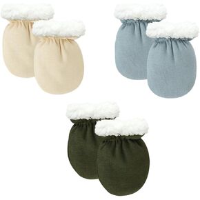 Cute Baby Mittens Newborn, No Scratch Baby Boy Mittens, Baby Girl Hat Gloves for Toddlers, Infant, Newborn in Kuwait