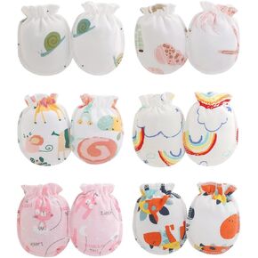 Cute Baby Mittens Newborn, No Scratch Baby Boy Mittens, Baby Girl Hat Gloves for Toddlers, Infant, Newborn