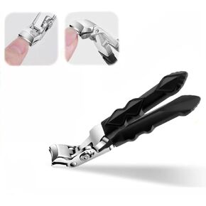 Nail Clippers for Seniors, clipmaster pro Nail Clippers，Clipmaster Pro Toenail Clippers, for Seniors Thick Nails (Black)