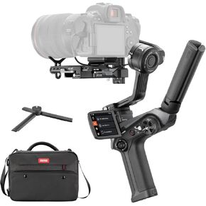 ZHIYUN Weebill 2 SE, 3-Axis Handheld Gimbal Stabilizer for DSLR Mirrorless Cameras for Sony Nikon Canon Panasonic Lumix BMPPC 6K, Double Tripod, Foldable Full-Color Touchscreen