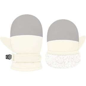 Olreco Toddler Mittens Waterproof Baby Mittens Winter Toddler Snow Gloves Boys Girls Ski Gloves Infant Gloves Kids Mittens