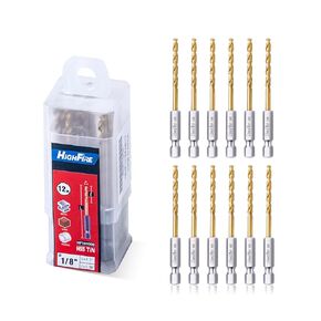 30PCS Impact Driver Bit Set Include Screwdriver Bit Set,Step Drill Bit,Hex Shank Drill Bit with Tough Stackable Case, Idea for Hanging Pictures, Assembling Furniture and Home Tasks