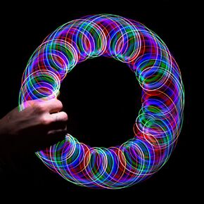 GloFX Orbits: 7-Color Fantasy Lights Toy Spinning Lightshow Orbital Light Flashing