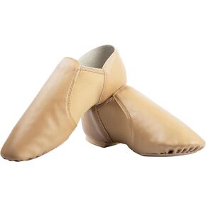 Dance Jazz Shoes,Soft Leather Dance Slippers for Women/Men