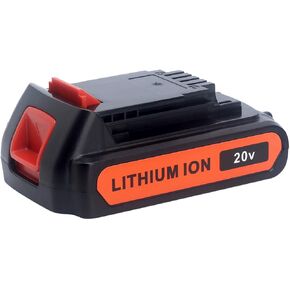 Biswaye LBXR20 20V Lithium Battery Compatible with Black & Decker 20V MAX Lithium Battery LBXR2520 LBXR2020 LBX20 LB2X4020 LB2X3020 and LCC221 LST522 LST201 LST220 LST300 20V Max Tools