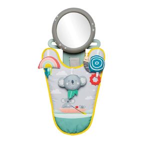 Taf Toys Koala in-Car Play Center | Parent and Baby’s Travel Companion, Keeps Both Relaxed While Driving. Car Activity Center with Mirror to Watch Baby from Driver’s Seat, for 0 Months and up