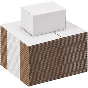 Schliersee 9x6x4 Shipping Boxes Set of 40, Brown Kraft Corrugated Cardboard Small Boxes Mailers for Packaging(22.86x15.4x10.1 cm)