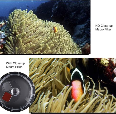 Dome Port for GoPro Hero 13 12 11 10 9 Black, Dome Port Lens with Waterproof Housing Case, Trigger, Floating Hand Grip, Built-in Switchable Red Filter and 10x Macro Filter in Saudi Arabia