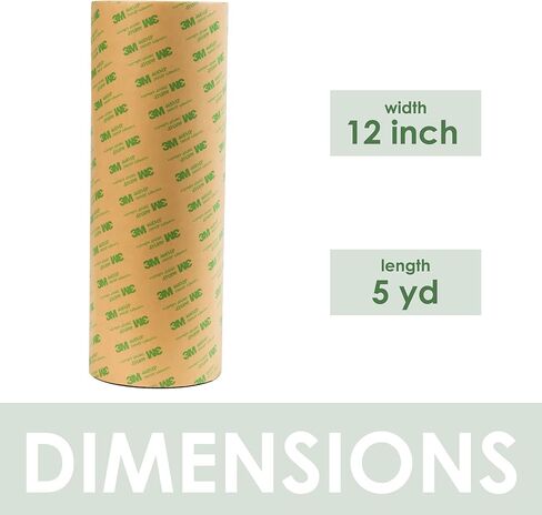 467MP Adhesive Transfer Tape, Bonding & Laminating, Clear, 6 in x 5 yds in Kuwait