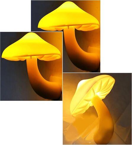 AUSAYE 2Pack Mushroom Night Light Plug in Lamp,Led Lights for Adults Kids Baby Children NightLight Wall Decor Lamp Bedroom Bathroom,Toilet,Stairs,Kitchen,Hallway in Kuwait