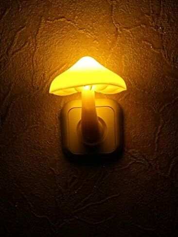 AUSAYE 2Pack Mushroom Night Light Plug in Lamp,Led Lights for Adults Kids Baby Children NightLight Wall Decor Lamp Bedroom Bathroom,Toilet,Stairs,Kitchen,Hallway in Kuwait