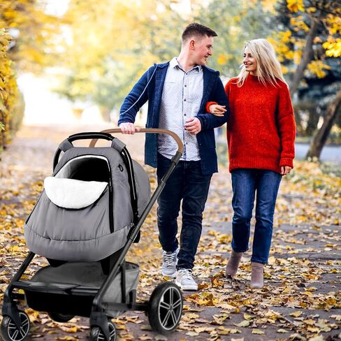 Winter Car Seat Covers for Babies, Carseat Cover Boys, Cozy & Warm Cover, Infant Car Seat Canopy Water Resistant, Universal Cold Weather Shield, Black in Kuwait