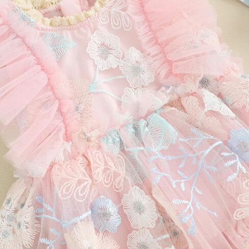 Mubineo Baby Girl Summer Clothes Lace Romper Skirt Dress Princess Outfits Sleeveless Flower Newborn Outfit in Kuwait