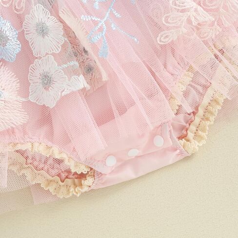 Mubineo Baby Girl Summer Clothes Lace Romper Skirt Dress Princess Outfits Sleeveless Flower Newborn Outfit in Kuwait