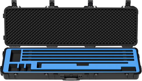 Golf Club Travel Case with Wheels 2 Handles, Golf Club Storage Case IP67 Waterproof, Ultra Durble & Safe Golf Club Suitcase Equipped with Lock Catches, Golf Club Case Universal Size EVA in Saudi Arabia