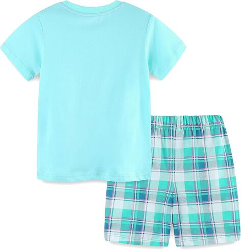 Bumeex Toddler Boy's Short Sleeve T-Shirt and Short Outfit Set 2-7T in Saudi Arabia
