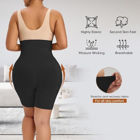 Women's Maternity Shapewear Seamless Pregnancy Underwear Belly Support High Waist Mid-Thigh Shorts in Saudi Arabia