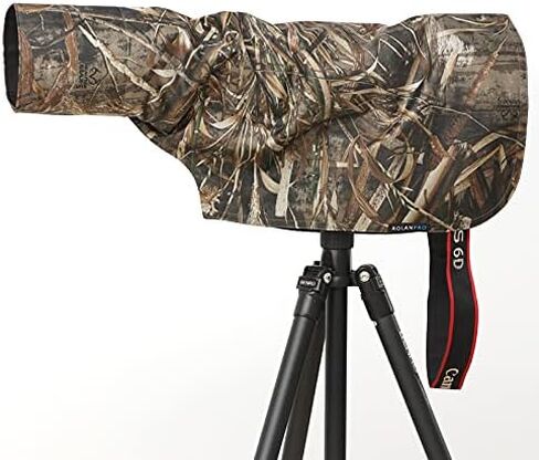 ROLANPRO M Size Rain Cover for Canon RF 200-800mm,for Nikon 200-500mm,for Sigma 150-600mm,for Sigma 60-600mm etc-#Thicker Grass Waterproof in Saudi Arabia