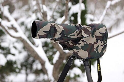 ROLANPRO M Size Rain Cover for Canon RF 200-800mm,for Nikon 200-500mm,for Sigma 150-600mm,for Sigma 60-600mm etc-#Thicker Grass Waterproof in Saudi Arabia