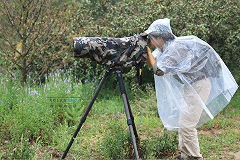 ROLANPRO M Size Rain Cover for Canon RF 200-800mm,for Nikon 200-500mm,for Sigma 150-600mm,for Sigma 60-600mm etc-#Thicker Grass Waterproof in Saudi Arabia