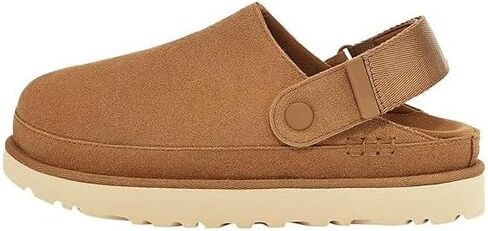 Womens Clog Platform Mules Clogs with Back Strap Women Suede Slipper Fall Shoes in Saudi Arabia