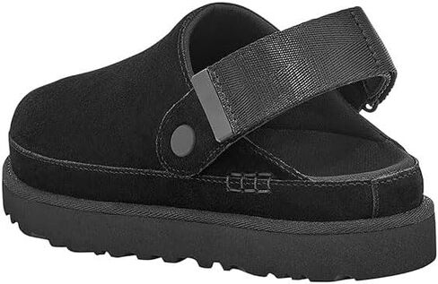 Womens Clog Platform Mules Clogs with Back Strap Women Suede Slipper Fall Shoes in Saudi Arabia