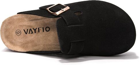 Suede Clogs Potato Shoes Cork Footbed Sandals Comfort Mules with Arch Support Slip On Slippers in Saudi Arabia