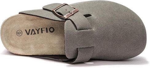 Suede Clogs Potato Shoes Cork Footbed Sandals Comfort Mules with Arch Support Slip On Slippers in Saudi Arabia