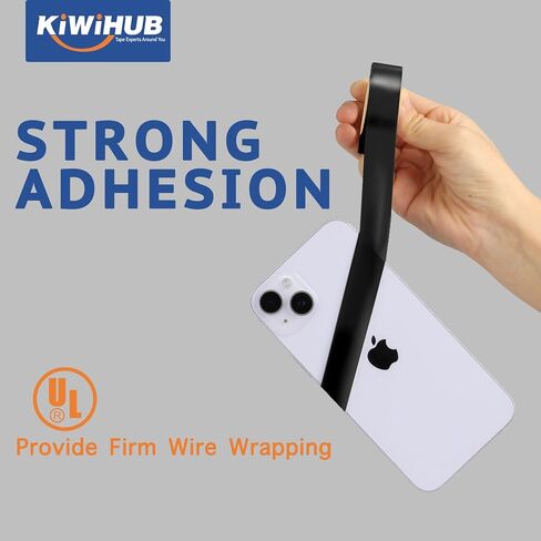 White Electrical Tape, UL Approved, Industrial Grade Electrical Tape, Multipurpose Electric Tape for Wrapping Wiring Harness, Electric Insulating, 0.7in X 33ft (3 Pack) in Kuwait