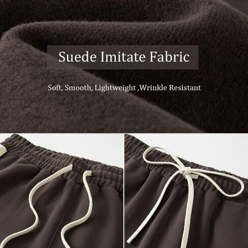 Unotobe سويدي مضيئة Sweatpants المرأة الفضفاضة المرقعة عادية 90s الهيب هوب رجالي عرق السراويل in Saudi Arabia