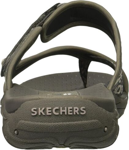 Skechers Women's Reggae Color-Full Adjustable Slide Sandal | Cushioned Footbed, Shock-Absorbing Reggae Midsole, Leather and Web Fabric Upper, Outdoor Trail Slide in Saudi Arabia