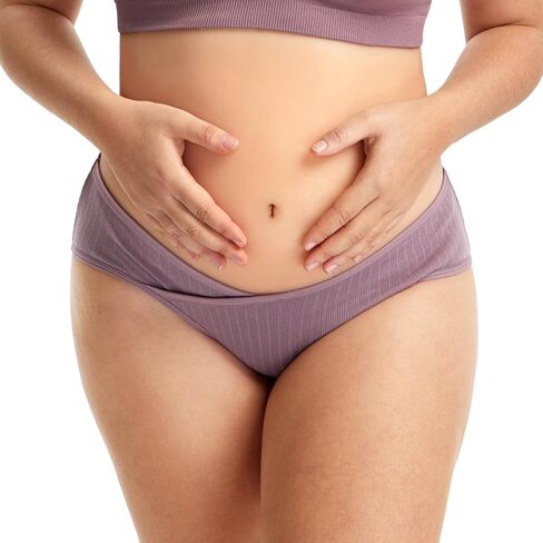 HBselect Maternity Underwear Cotton 6 Pack Pregnancy Postpartum Underwear Maternity Panties Under the Bump Bikinis in Saudi Arabia