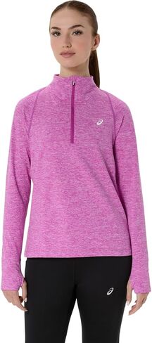 ASICS Women's Thermopolis Half Zip, Performance Black, M in Saudi Arabia