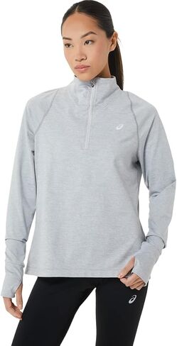 ASICS Women's Thermopolis Half Zip, Performance Black, M in Saudi Arabia