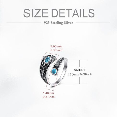 925 Sterling Silver Butterfly Dragonfly Ring for Women Vintage Dragonfly Jewelry Gothic Gifts Adjustable Open Ring in Kuwait