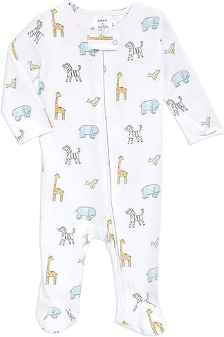 aden + anais Comfort Knit Footie One Piece – Onesie Footie Pajamas for Babies in Kuwait